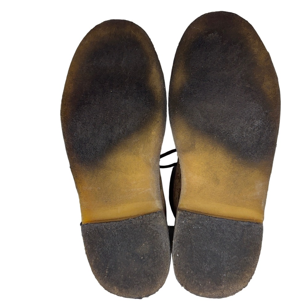 Supreme x Clarks Desert Chukka Boot Men Size 10.5 Tan Suede Map Print Crepe Sole - Picture 8 of 12